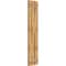 Ekena Millwork Spaced Board-n-Batten Shutters w/Z-Bar, Rough Sawn Western Red Cedar, 17 1/8W x 76H, PR RBS06Z17X076RWR - alternate 3